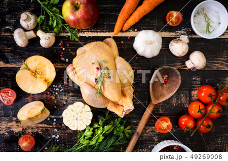 Chicken ready for cooking 49269008