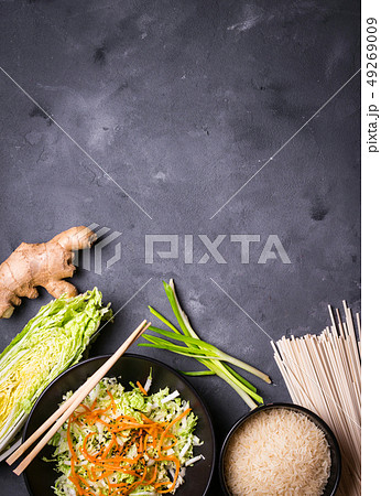 Asian cooking ingredients Asian cooking ingredients 49269009