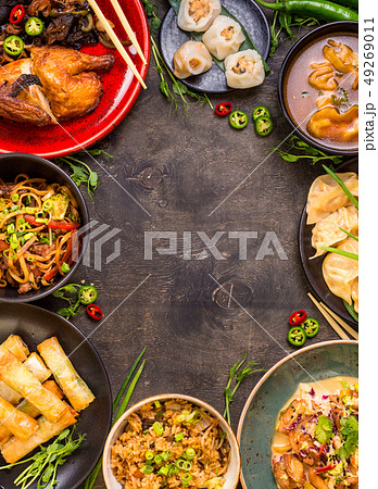 Chinese food background 49269011