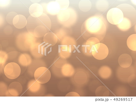 オレンジの玉ボケの抽象的な背景イメージ 49269517