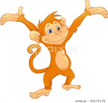 cute monkey cartoon cute monkey cartoon 49270176