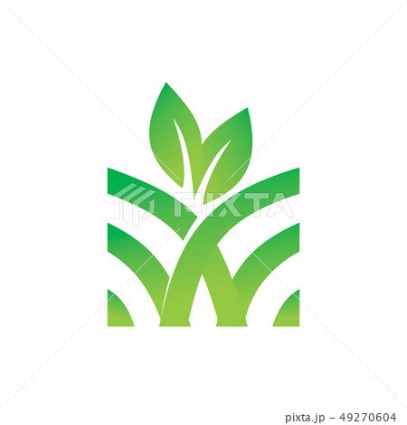 Leaf Logo Design Vector Template Set 49270604