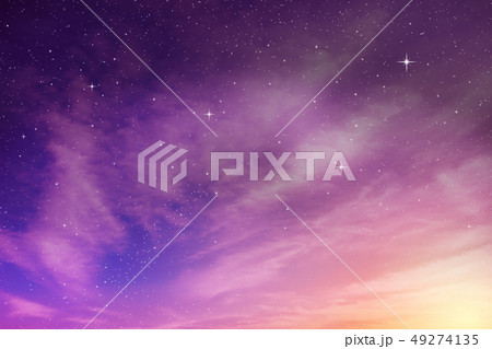 colorful night sky 49274135