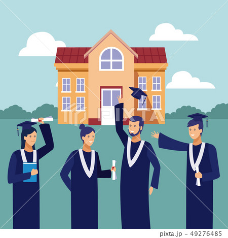 Students graduation celebration Students graduation celebration 49276485
