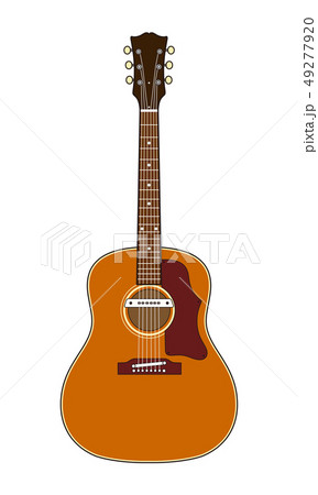 アコースティックギター Acoustic Guitarのイラスト素材