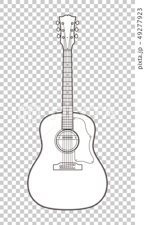 acoustic guitar coloring pages