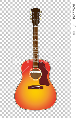 アコースティックギター Acoustic Guitarのイラスト素材