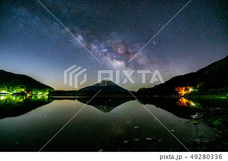 精進湖からの天の川 【山梨県】 精進湖からの天の川 【山梨県】 49280336