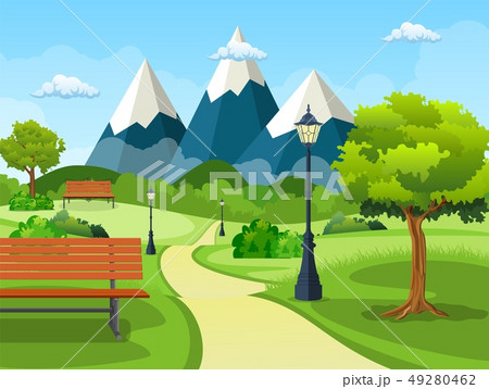 Summer, spring day park 49280462