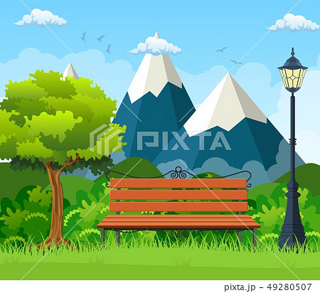 Summer, spring day park 49280507