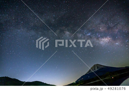 精進湖からの天の川 【山梨県】 精進湖からの天の川 【山梨県】 49281076