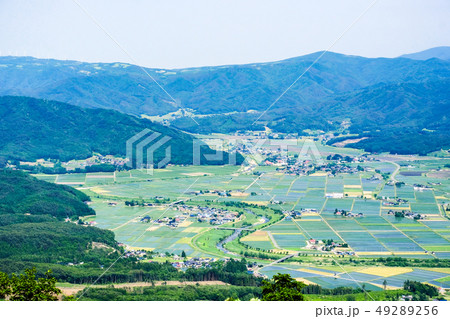 高清水展望台から望む遠野の町並み 高清水展望台から望む遠野の町並み 49289256