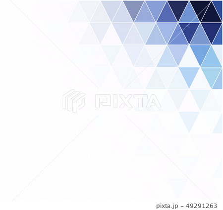 Blue Grid Mosaic Background  49291263