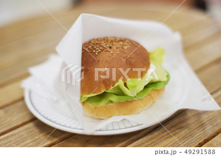 ハンバーガー　perming写真素材 49291588