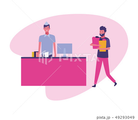 People on supermarket 49293049