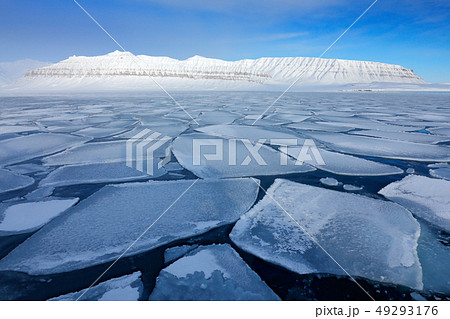 Iceberg twilight in North pole. Iceberg twilight in North pole. 49293176