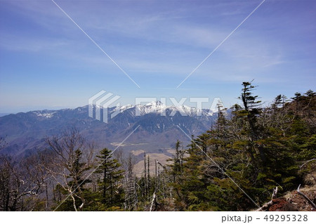 男体山からの日光白根山 男体山からの日光白根山 49295328