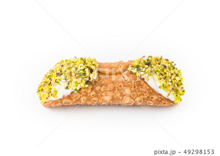 Sicilian cannoli with pistachio Sicilian cannoli with pistachio 49298153