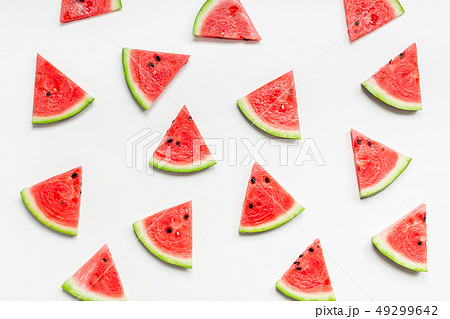 Fresh watermelon slices pattern Fresh watermelon slices pattern 49299642