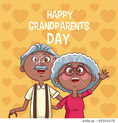 Happy grandparents day card 49301076