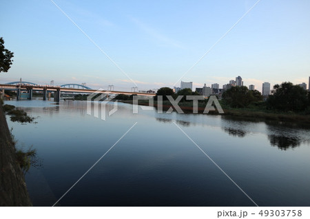 多摩川からの風景 49303758