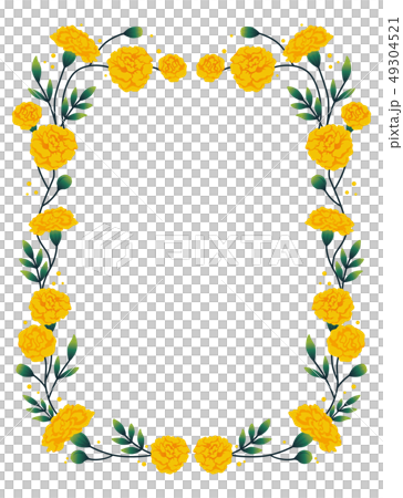 春のフレームのイラスト素材