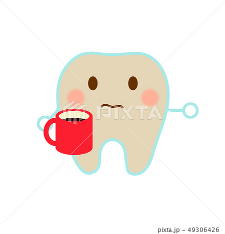 歯とコーヒー着色 歯とコーヒー着色 49306426