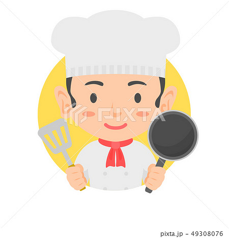 料理人のアイコンのイラスト素材