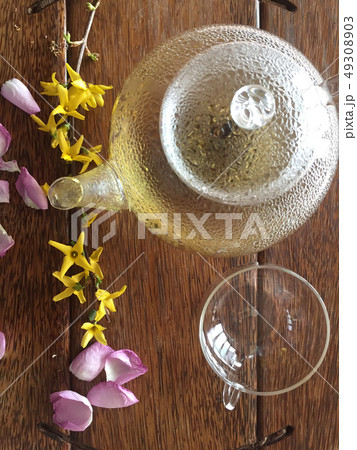 花茶 春 テーブル 49308903