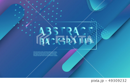 Fluid shape composition. Abstract cover design. 49309232