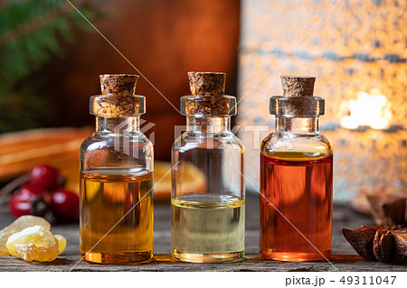 Christmas collection of essential oils  49311047