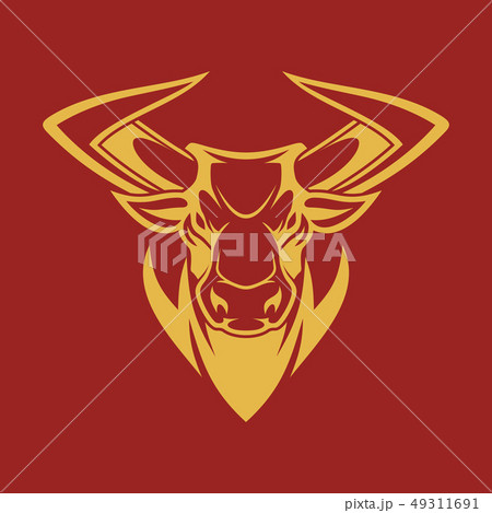 Bull head vector Bull head vector 49311691