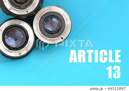 Several photographic lenses and article 13 49312897