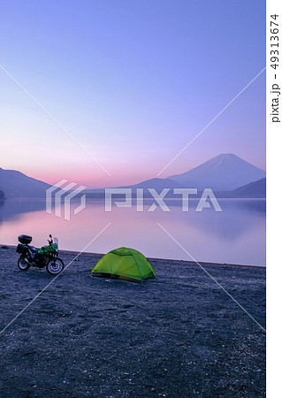 キャンプツーリング （本栖湖） 49313674
