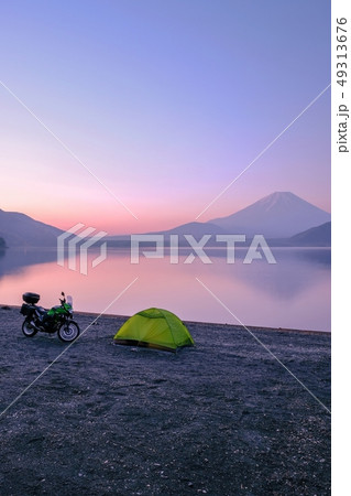 キャンプツーリング （本栖湖） 49313676