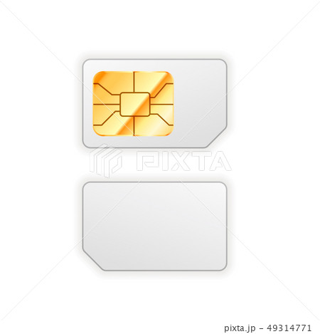 Set of blank standard sim card for phone with Set of blank standard sim card for phone with 49314771