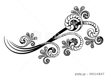 Vintage decorative calligraphic element Vintage decorative calligraphic element 49314847