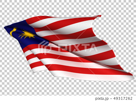 マレーシア 国旗のイラスト素材