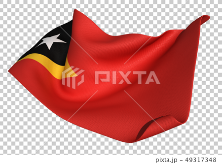 東ティモール 国旗のイラスト素材