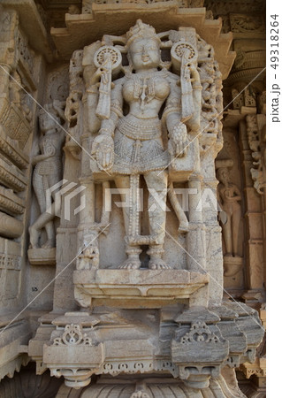 インド ラジャスタン州のウダイプル 世界遺産のクンバルガール城