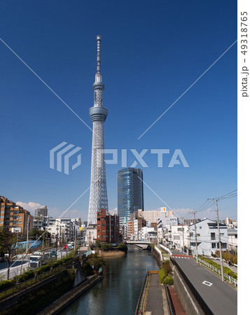 東京スカイツリーと北十間川 東京スカイツリーと北十間川 49318765