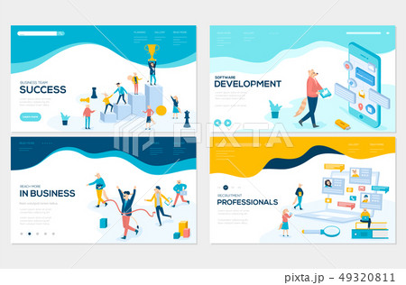 Isometric programmer working in a software develop company office. Winner business and achievement Isometric programmer working in a software develop company office. Winner business and achievement 49320811