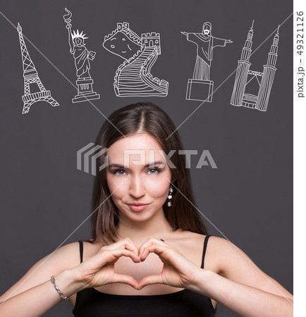 Love and travel concept 49321126