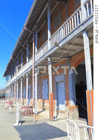 【群馬権】世界遺産　富岡製糸場の東置繭所 49322227