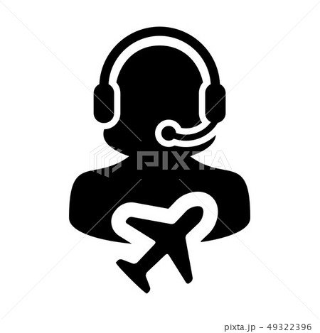 Holiday Customer service icon vector male person Holiday Customer service icon vector male person 49322396
