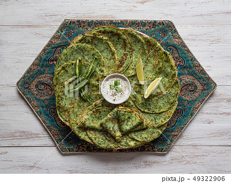 Spinach Adai - Indian green pancakes. Ramadan food 49322906