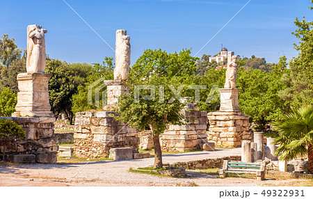 Panorama of the Ancient Agora, Athens, Greece Panorama of the Ancient Agora, Athens, Greece 49322931