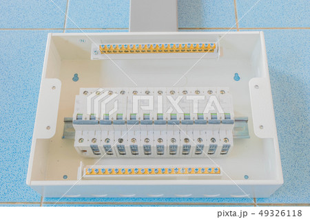 structure consumer unit, circuit breaker. 49326118