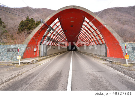 北海道せたな町で茂津多トンネルの風景を撮影 49327331