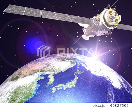 探査機 帰還(星あり) 探査機 帰還(星あり) 49327505